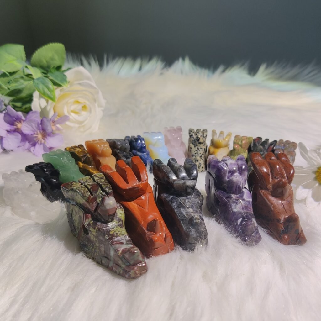 Product sample P0028: Dragon Head Carvings, photo 1; material pending verification
