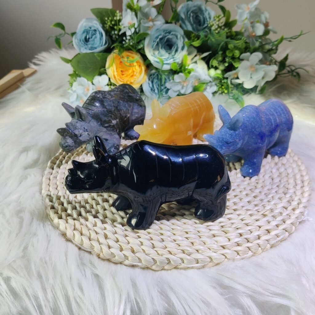 Product sample P0041: Rhinoceros Carvings, photo 1; material pending verification