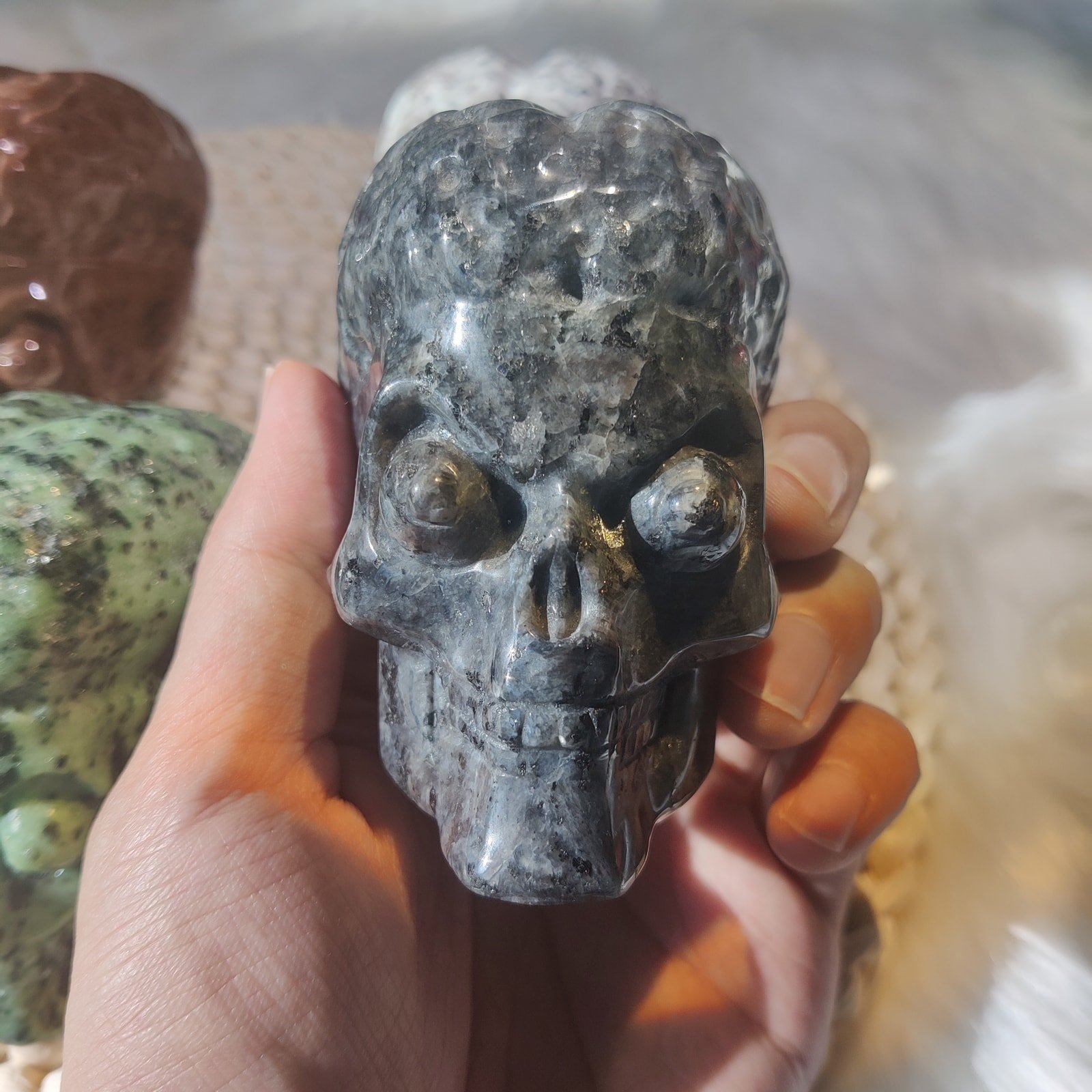 Product sample P0043: Skulls, photo 3; material pending verification