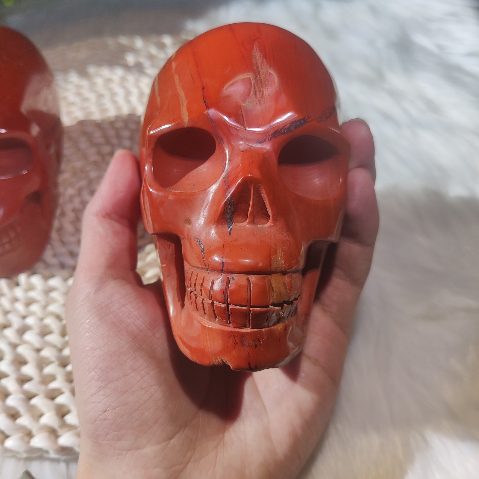 Red Jasper Skulls — product photo 3