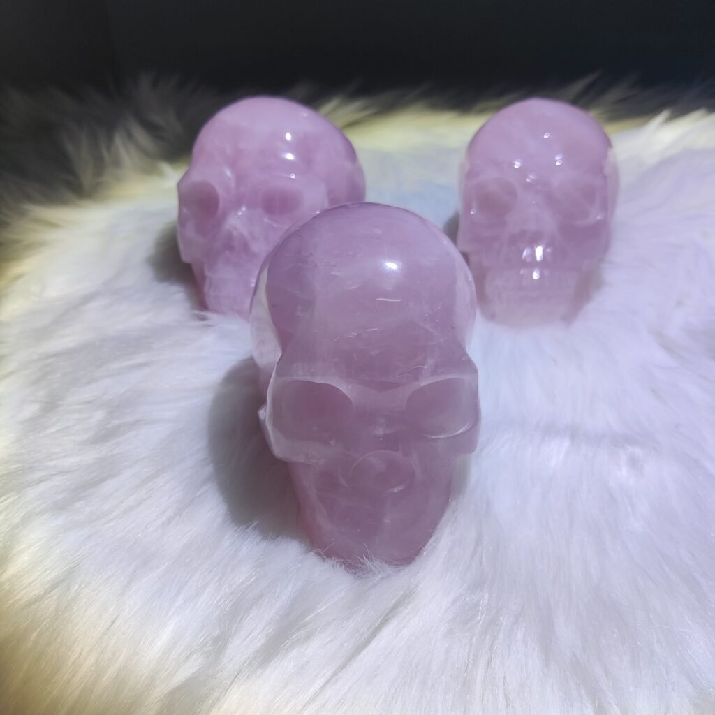 Rose Quartz Skulls — product photo 1