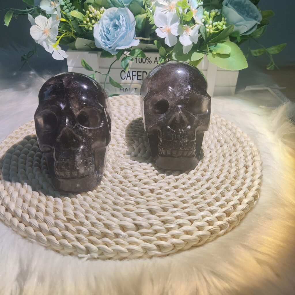 Smoky Quartz Skulls — product photo 1