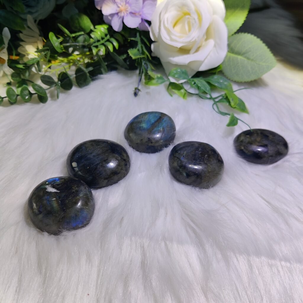 Labradorite Palm Stones — product photo 1