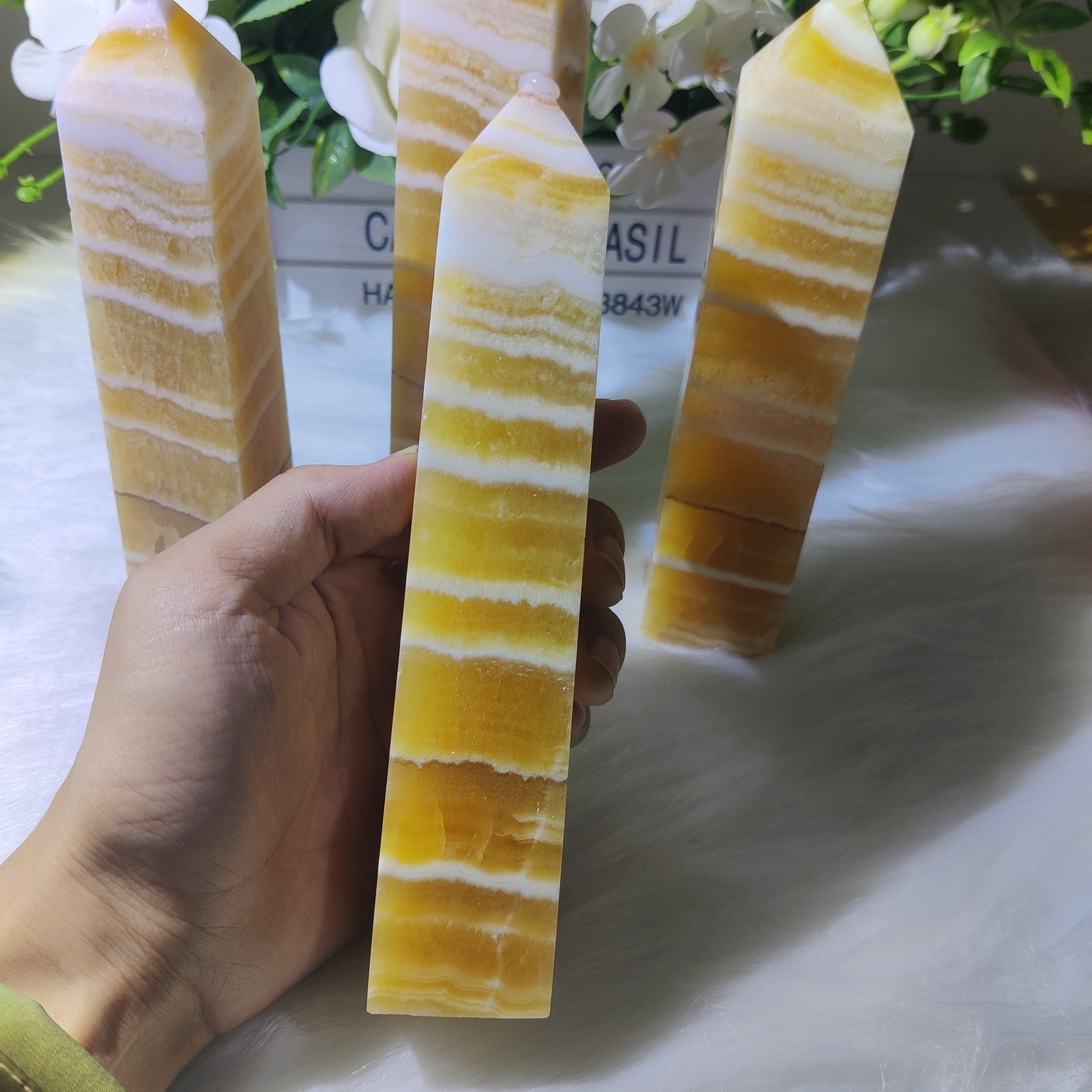 Yellow Calcite Towers — product photo 3